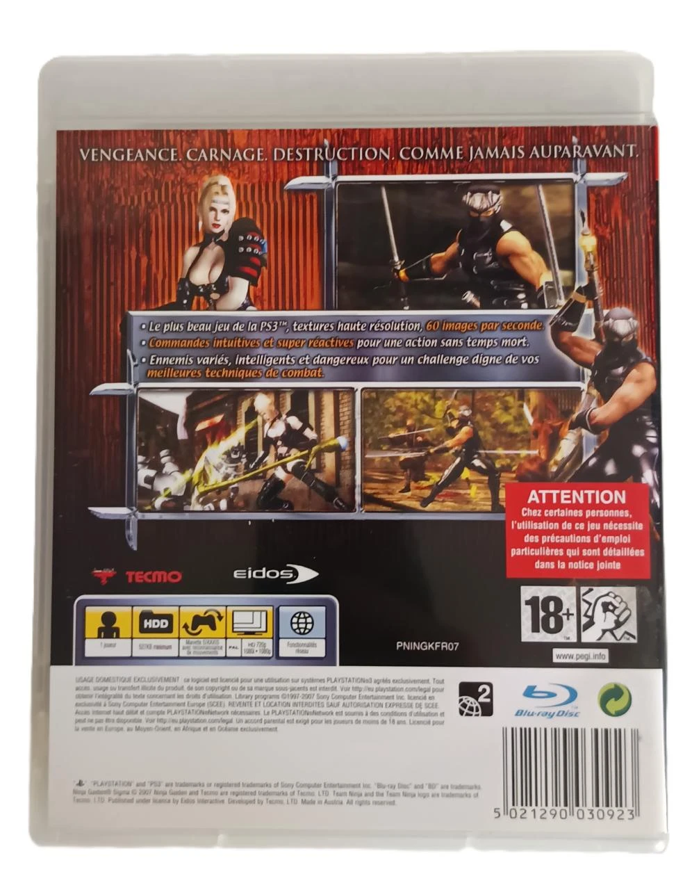 PS3 game "Ninja Gaiden Sigma" with manual in very good condition – photo 2